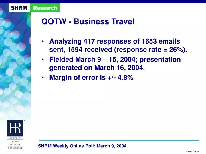 qotw business travel
