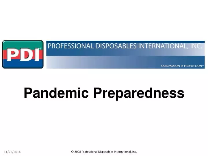 pandemic preparedness