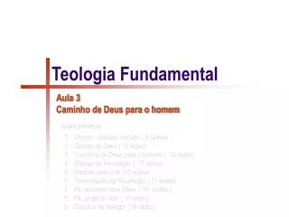 Teologia Fundamental