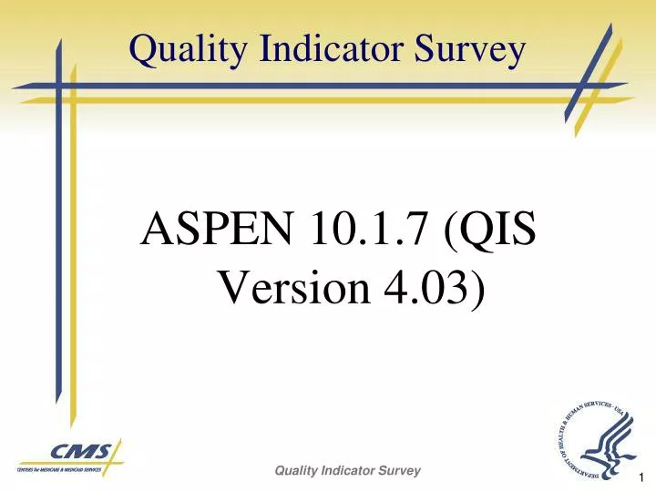 quality indicator survey