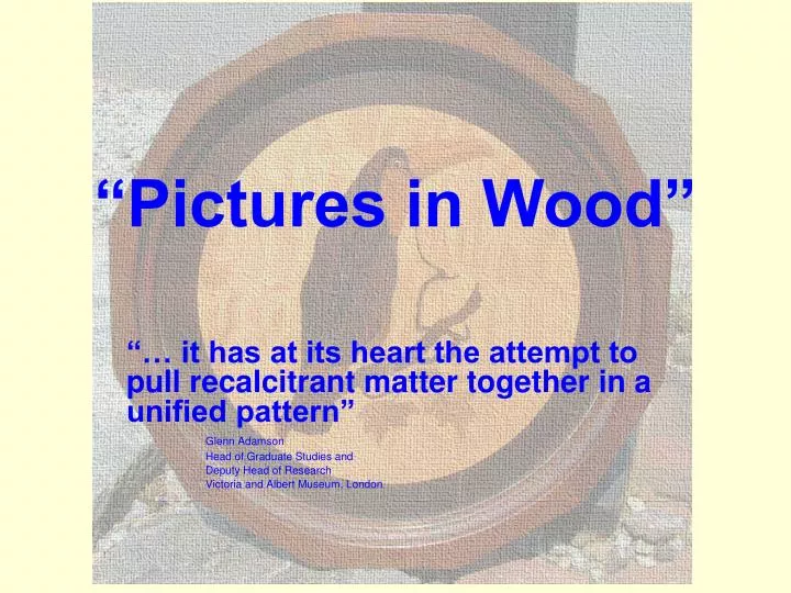 pictures in wood