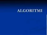 ALGORITMI - slide 1
