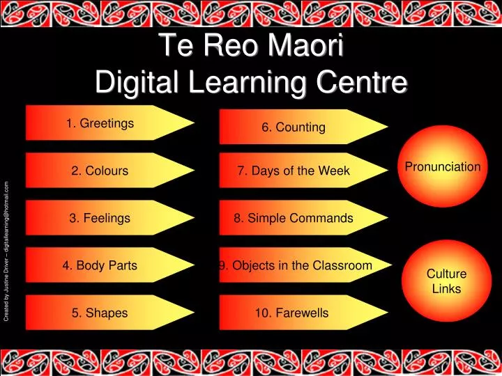 te reo maori digital learning centre