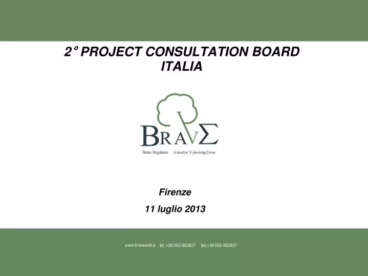 2 project consultation board italia