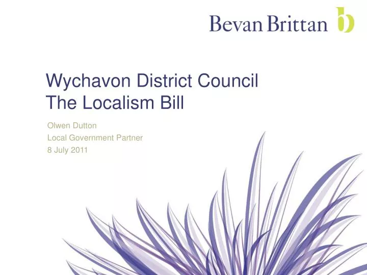 wychavon district council the localism bill