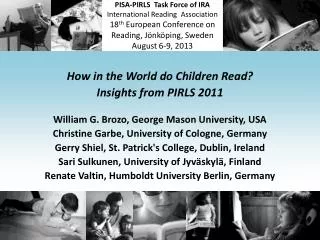 How in the World do Children Read? Insights from PIRLS 2011