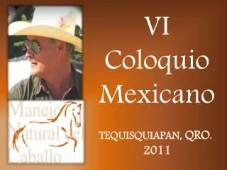 VI Coloquio Mexicano