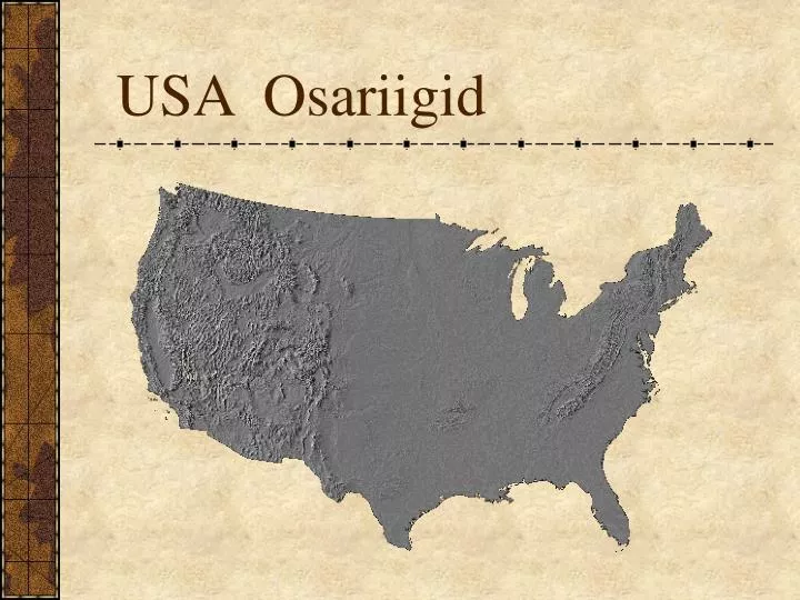 usa osariigid