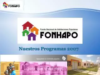 Nuestros Programas 2007