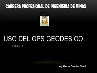 USO DEL GPS geodesico
