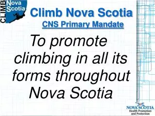 Climb Nova Scotia