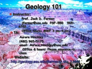Geology 101