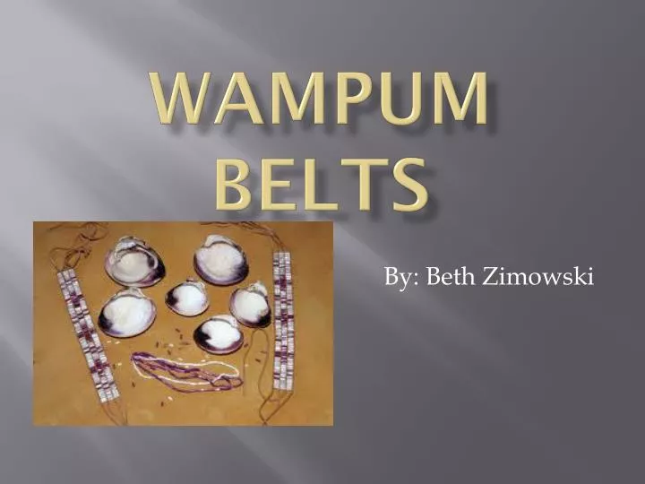 wampum belts