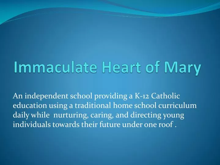 immaculate heart of mary