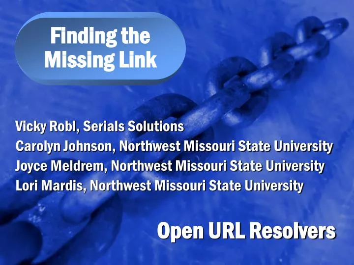 finding the missing link