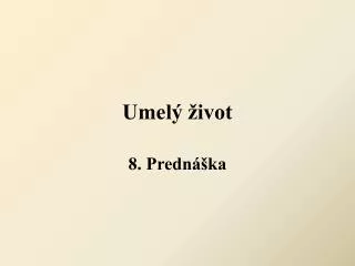 Umelý život