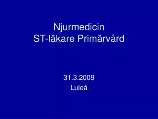 njurmedicin st l kare prim rv rd
