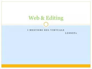 web editing