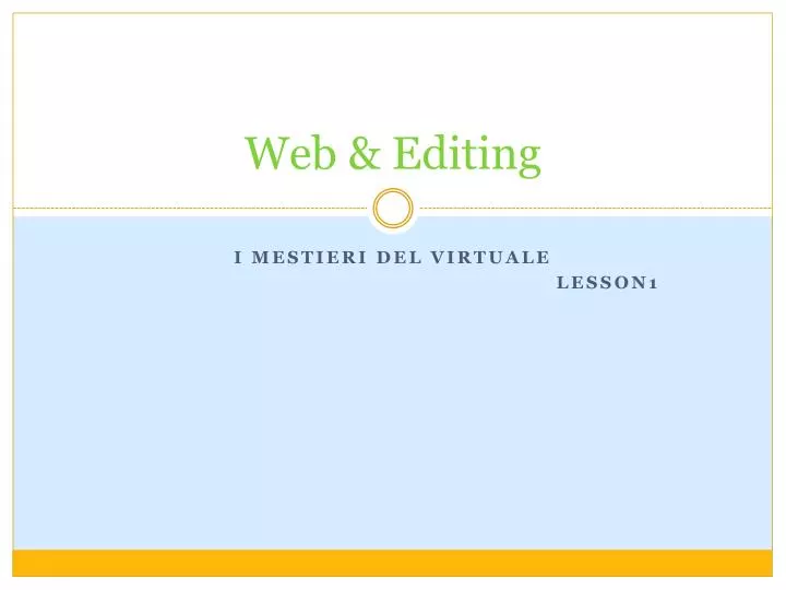 web editing