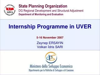 Internship Programme in UVER