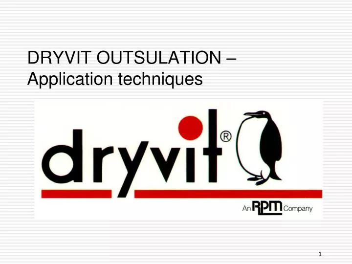 dryvit outsulation application techniques