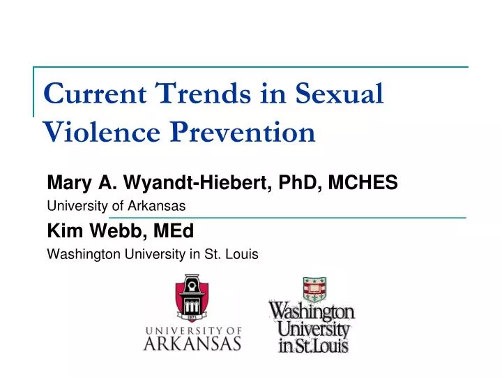 current trends in sexual violence prevention