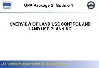 UPA Package 2, Module 4
