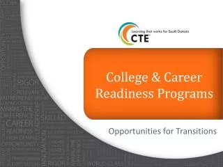 College &amp; Career Readiness Programs