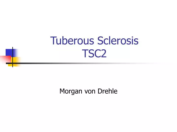 tuberous sclerosis tsc2
