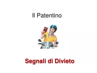 il patentino