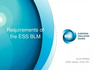 Requirements of the ESS BLM