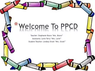 Welcome To PPCD