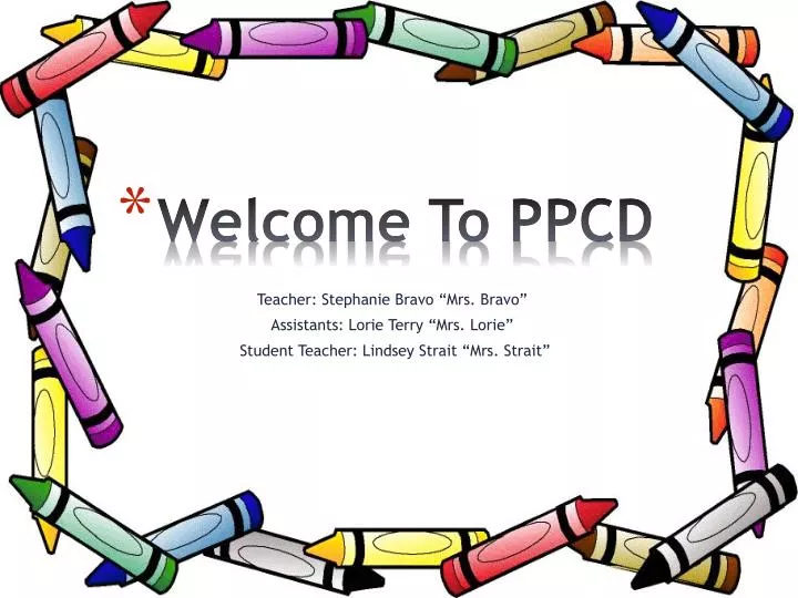welcome to ppcd
