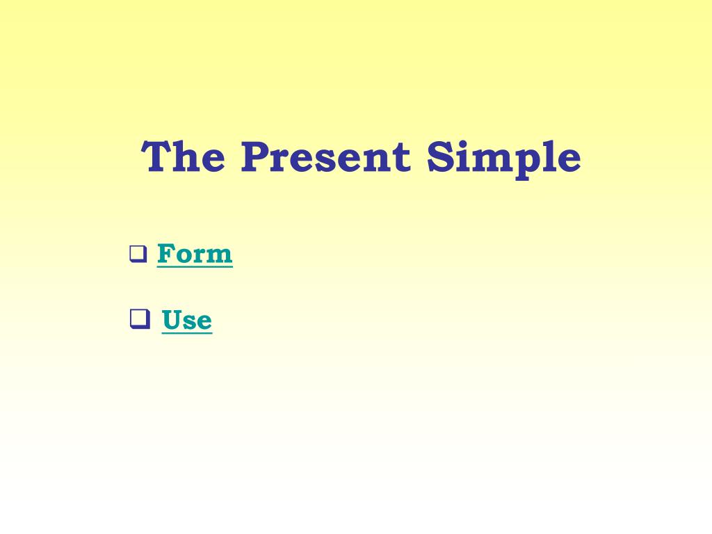 PPT - The Present Simple PowerPoint Presentation, free download - ID ...