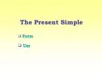 The Present Simple - slide 1