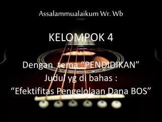 assalammualaikum wr wb
