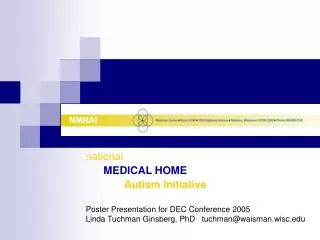 national medical home autism initiative