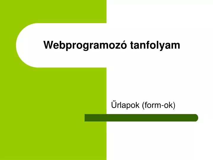 webprogramoz tanfolyam