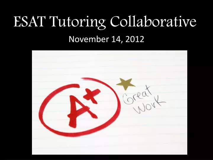 esat tutoring collaborative