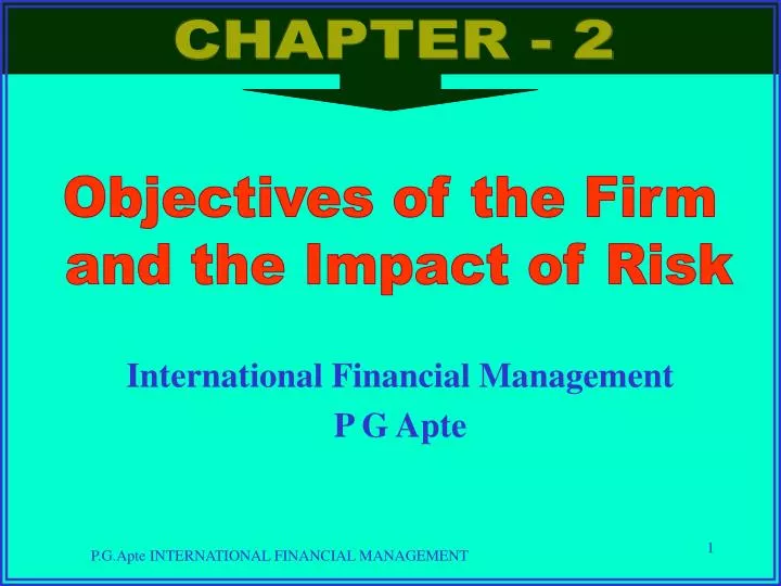international financial management p g apte