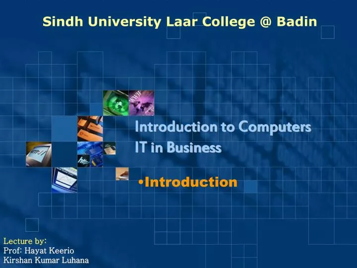 sindh university laar college @ badin