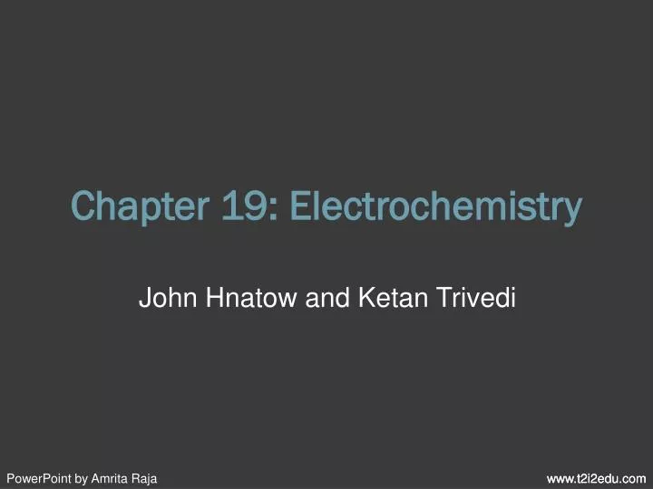 chapter 19 electrochemistry