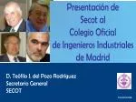 Visión, Misión y Objetivos de Secot - slide 1