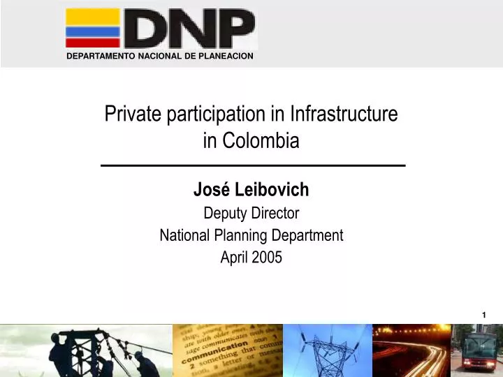 private participation in infrastructure in colombia