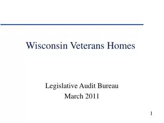 Wisconsin Veterans Homes