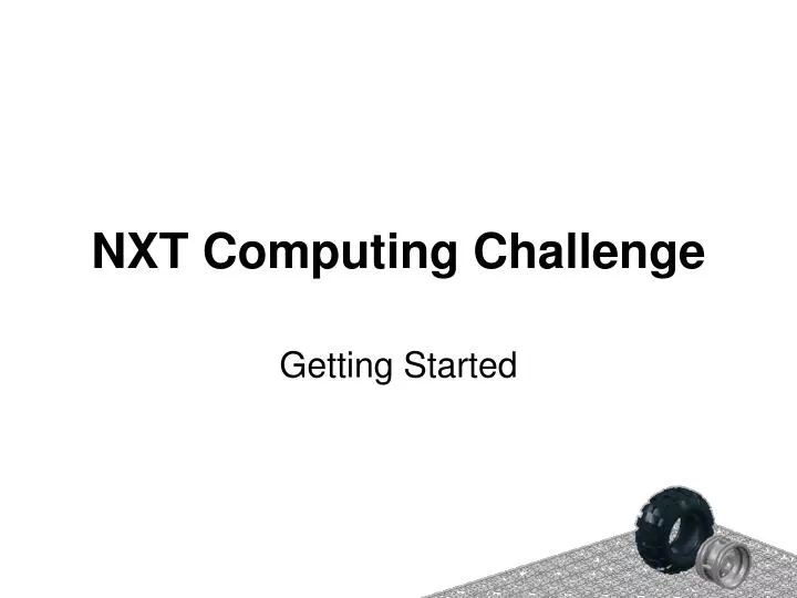 nxt computing challenge