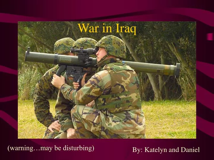 war in iraq