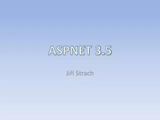 ASPNET 3.5