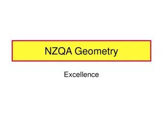 NZQA Geometry