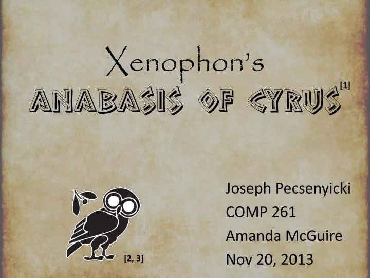 xenophon s anabasis of cyrus
